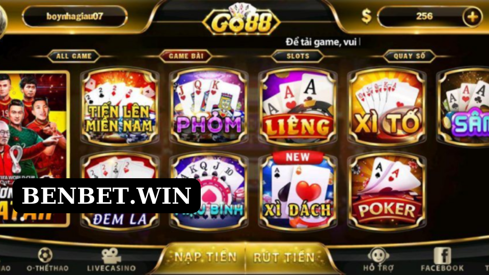 Khám phá kho game đẳng cấp tại game bài go88